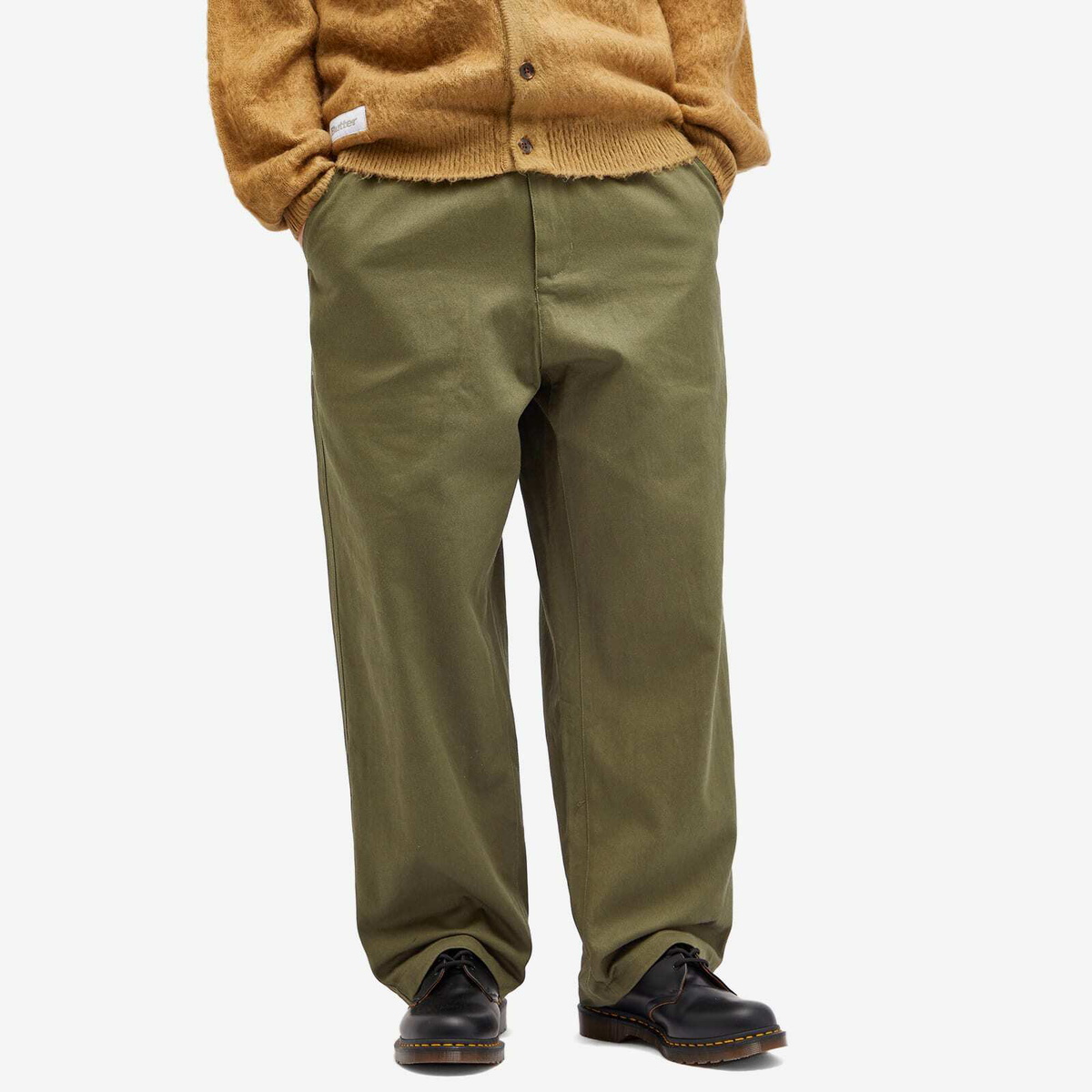 Butter Goods Men's Wide Leg Pants in Army Butter Goods
