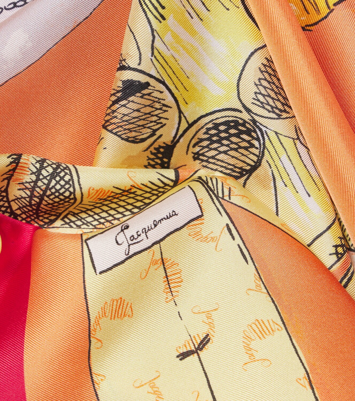 Jacquemus Cocktail silk scarf