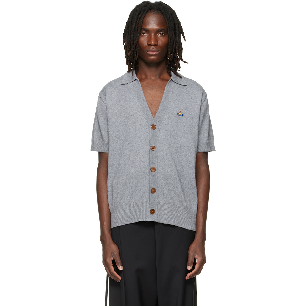 Vivienne Westwood Multicolor Blurry Oversized Cardigan Vivienne