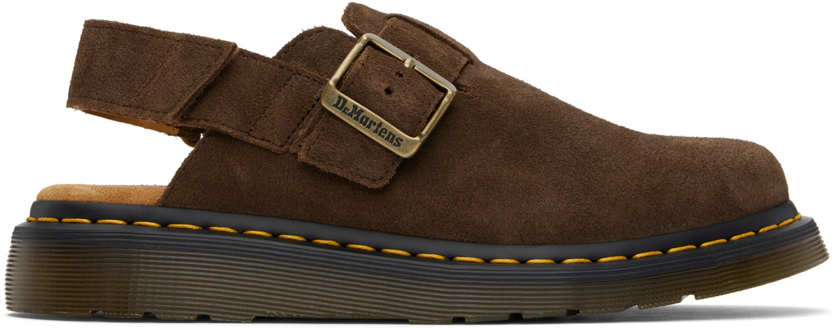 Dr. Martens Sling Backs Suede Slip-On Loafers Dr. Martens Green Zebzag Suede Slingback Platform Slip-On  main image 2
