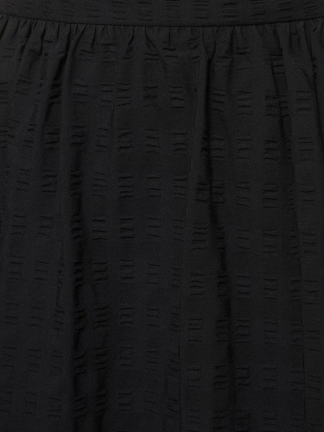 Jupe évasée Noire En Coton MSGM Avec Fermeture éclair - Taille 44, Neuve Avec étiquettes (valeur $300)