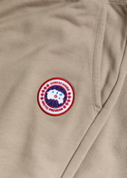 Canada Goose Huron Logo Cotton Sweatpants Beige
