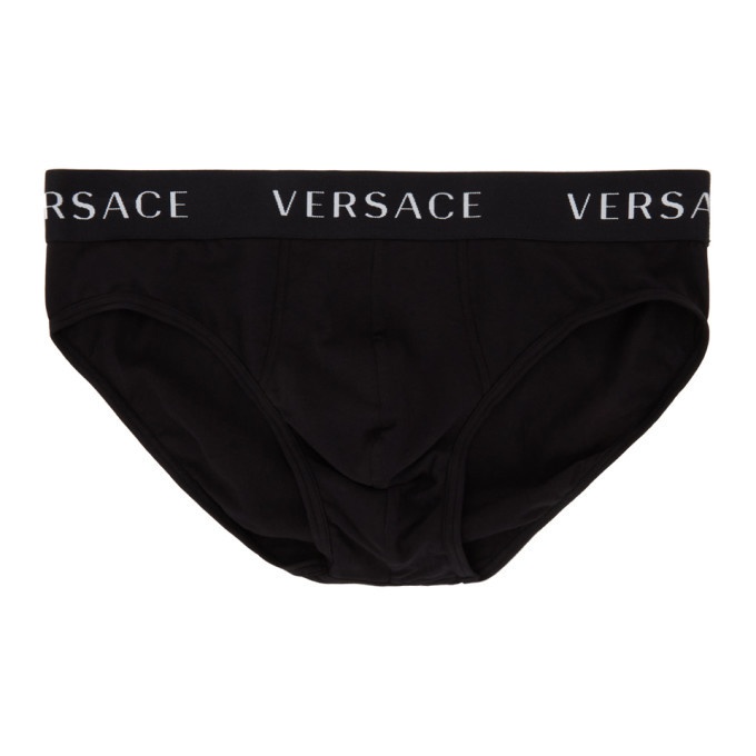 Photo: Versace Underwear Black Logo Band Briefs