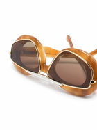 LOEWE EYEWEAR Brown Double-Frame Sunglasses