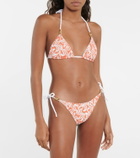 Heidi Klein Coral Gardens reversible bikini bottoms