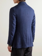 Sid Mashburn - Kincaid No. 2 Linen and Wool-Blend Hopsack Blazer - Blue