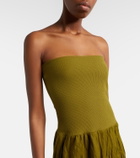Johanna Ortiz Linen-blend maxi skirt