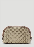 Ophidia Large Cosmetic Case in Beige