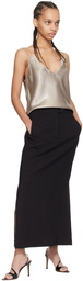 BOSS Black Slit Midi Skirt