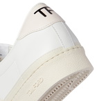 TOM FORD - Bannister Panelled Faux Leather Sneakers - White