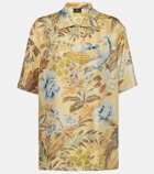 Etro Floral silk shirt