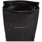 Balenciaga Black Logo Shopper Tote