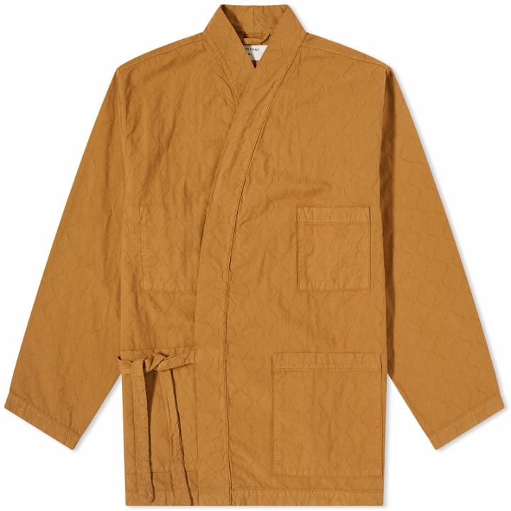Photo: Universal Works Men's Quilted Kyoto Work Jacket in Cumin
