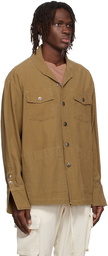 Greg Lauren Tan Cotton Shirt