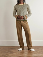 BODE - Talsi Jacquard-Knit Merino Wool Sweater - Neutrals