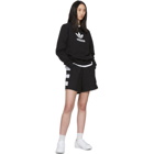 adidas Originals Black Large Logo Shorts