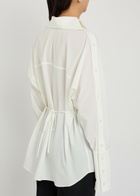 Issey Miyake Odd 2 Cotton Shirt White