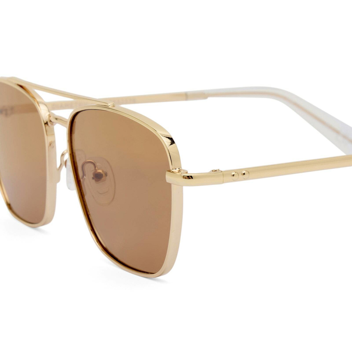 Le Specs Diametric Ii Sunglasses in Bright Gold/Chocolate Mono 