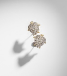 Yvonne Léon Tortue Coeur 9kt gold earrings with diamonds