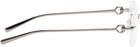 Gucci Silver Horsebit Glasses