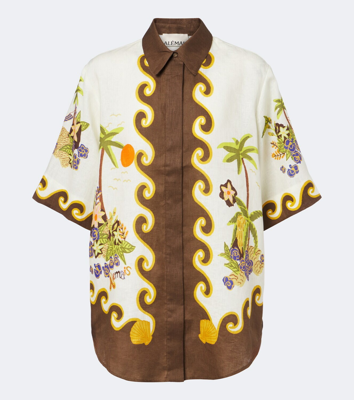 Alémais Island Cove linen shirt