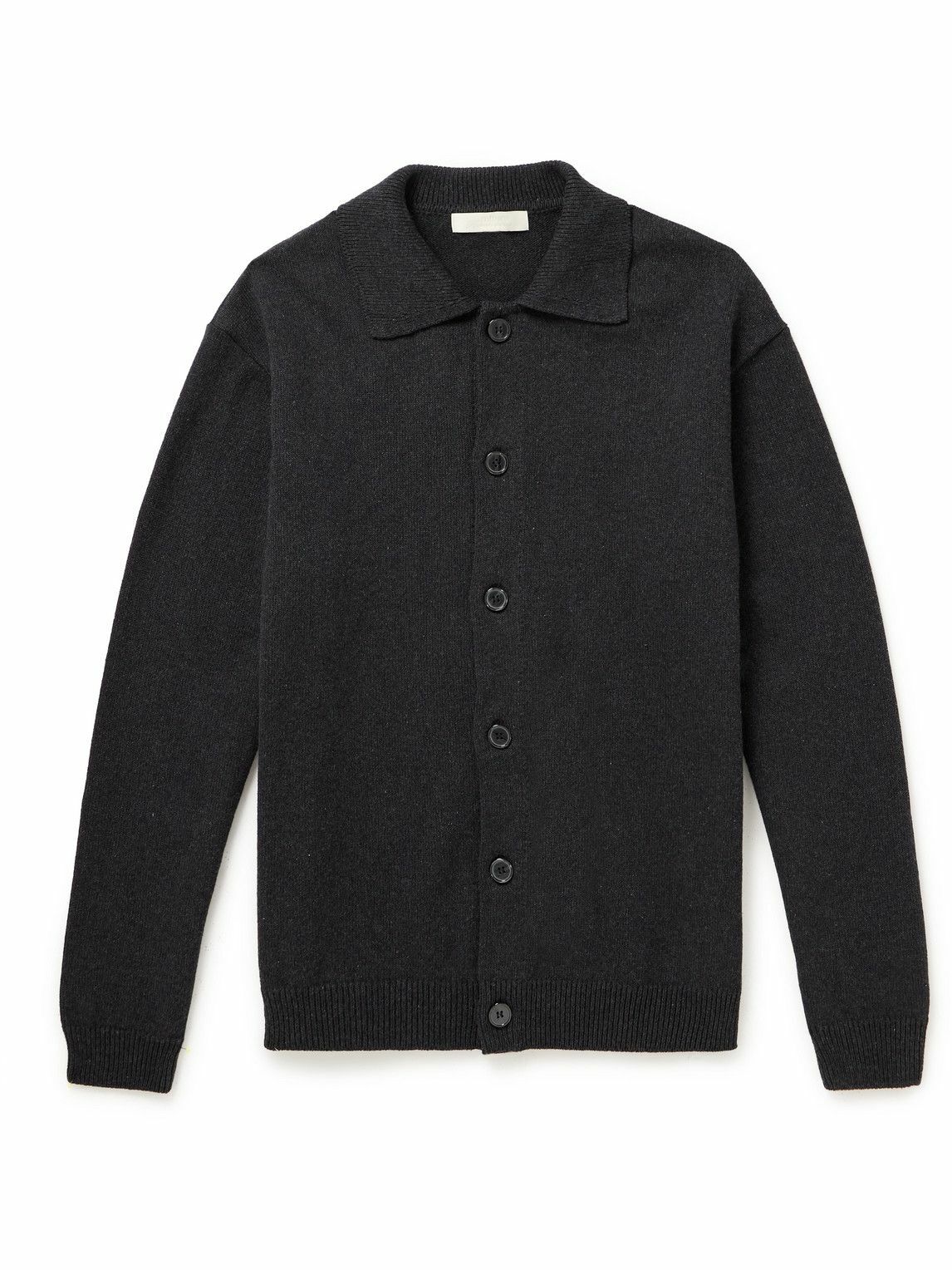 mfpen - Formal Recycled Cotton-Blend Cardigan - Black