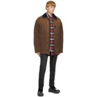 Acne Studios Brown Canvas Stonewashed Jacket