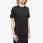 Comme des Garçons SHIRT Men's Cut & Sew Letter Tee in Black