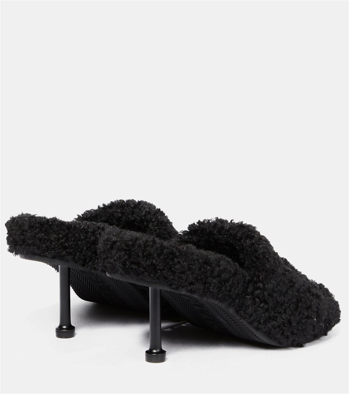 Balenciaga - Furry 80 faux shearling sandals Balenciaga