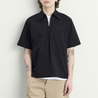 Universal Works Men's Broadcloth Ewan Shirt in Navy