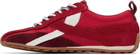 Alohas Red Tb.304 Nylon Leather Sneakers