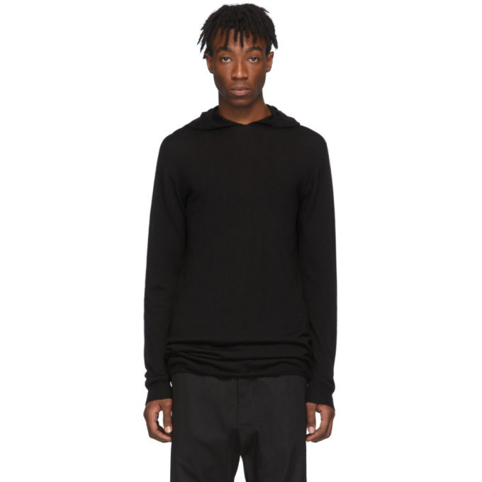 Photo: Rick Owens Black Cashmere Hoodie