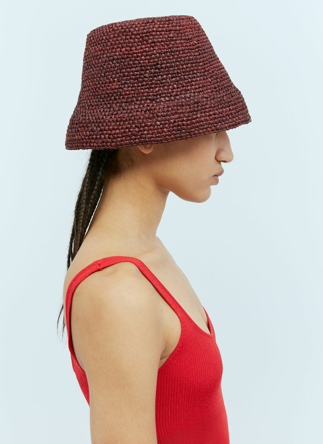 Jacquemus Le Bob Raphia Bucket Hat