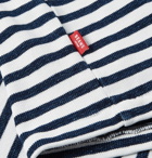 Beams - Indigo-Dyed Striped Cotton T-Shirt - Men - Indigo