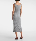 Miu Miu Knitted silk midi dress