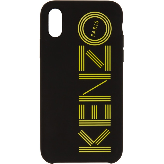 Photo: Kenzo Black and Yellow Paris iPhone X/XS Case