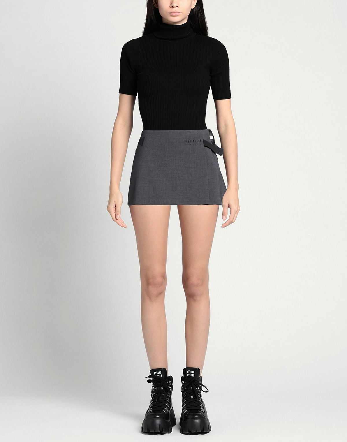 Hyein Seo Womens Mini skirt Charcoal