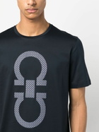 FERRAGAMO - Logo Cotton T-shirt
