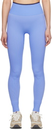 Outdoor Voices Blue Seamless 7/8 Leggings