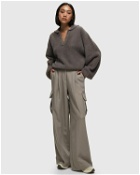 Stine Goya Naia, 1945 Contrast Rib Knit Grey - Womens - Pullovers