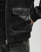 Schott NYC LC Aviator Jacket Black Mens Bomber Jacket