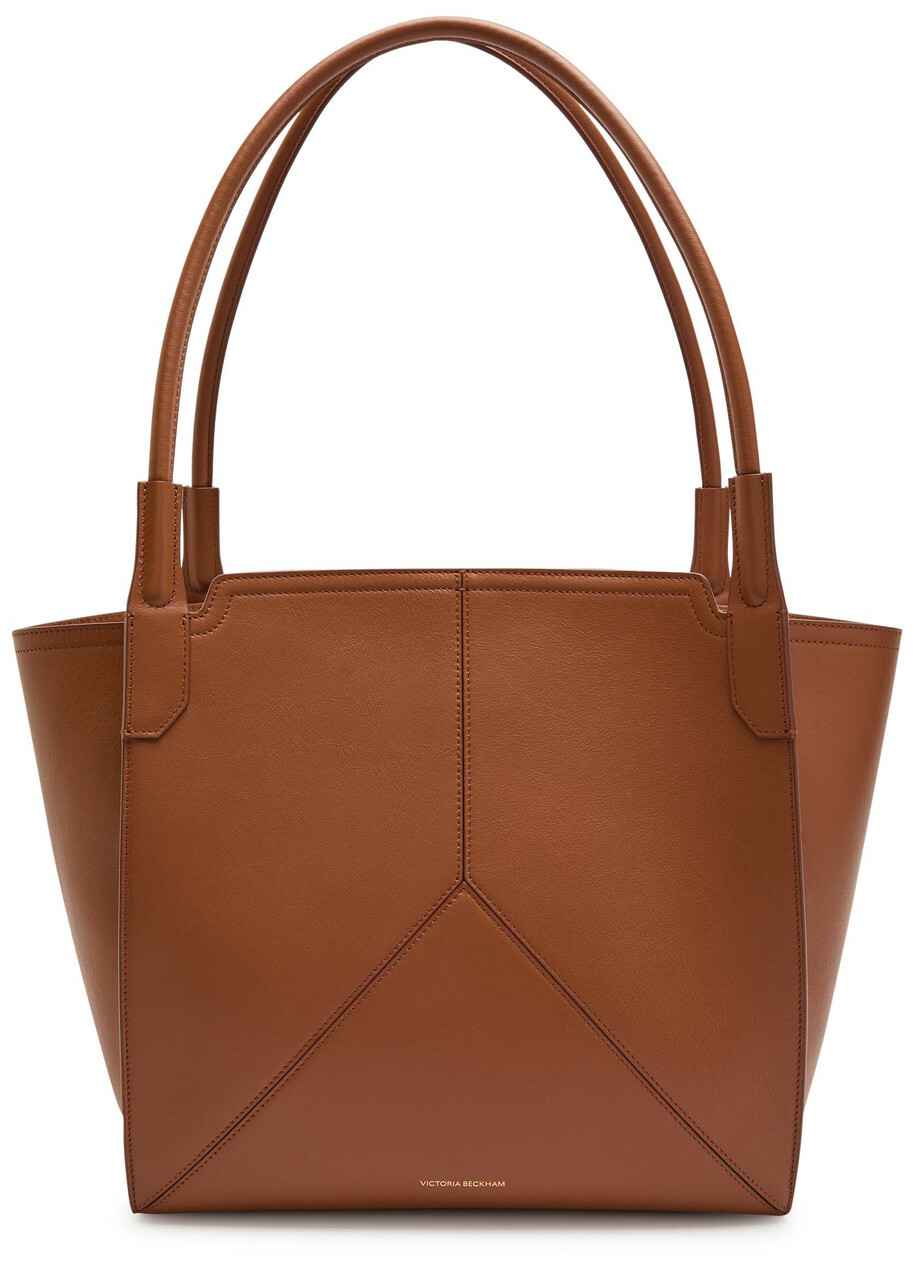Victoria Beckham Victoria Panelled Leather Tote bag - Tan - One Size