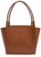 Victoria Beckham Victoria Panelled Leather Tote bag - Tan - One Size