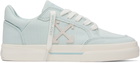 Off-White Blue Vulcanized Low Sneakers