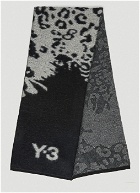 Y-3 AOP Scarf in Black