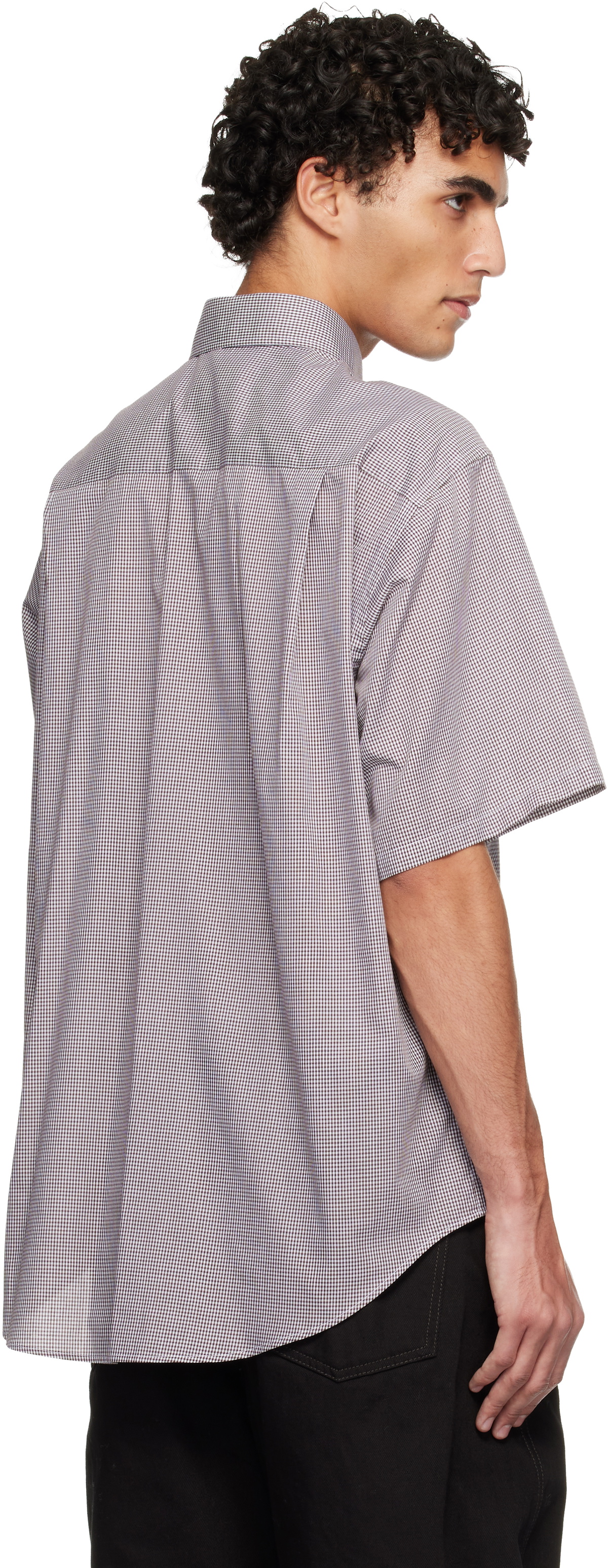Hed Mayner Brown Short Sleeve Shirt