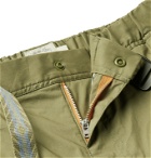Faherty - Rockpoint Belted Cotton-Blend Shell Shorts - Neutrals