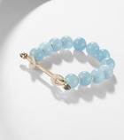 Ananya Chakra 18kt gold beaded bracelet with gemstones