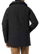 MC2 Saint Barth Man Anthracite Grey Hooded Parka Jacket Voyager