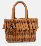 Loewe - Tubular Basket leather tote bag